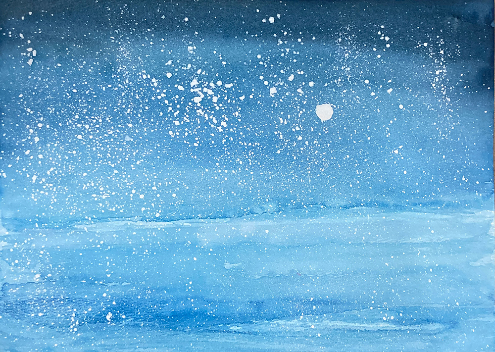 「雪の風景」作品画像