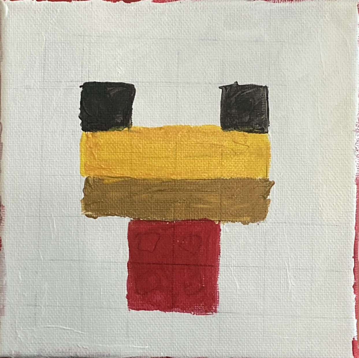 「ドット絵 　マインクラフト「ニワトリ」」作品画像